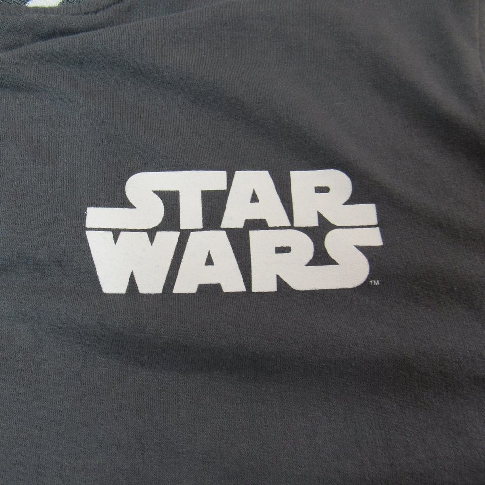 Star Wars Movie Logo Varsity Jacket Men’s Casual Long Sleeve Size Large Gray - Picture 5 of 10
